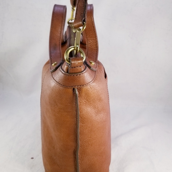 FOSSIL MADDOX REVIVAL TOTE SHOPPER PURSE SHOULDER BAG BROWN LEATHER - Picture 8 of 10